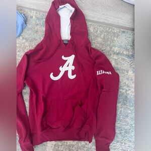 University of Alabama Stadium Athletics Crimson Red Hoodie, Unisex, Size M